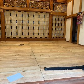 お寺の本堂の床暖房をさせていただきました#リフォーム#大野建設#東大阪#地域密着#床暖房工事#地元大工